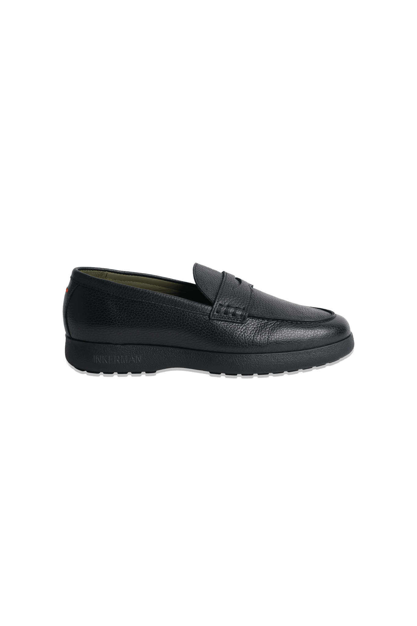 The Adventure Loafer in Pebbled Black – Inkerman™