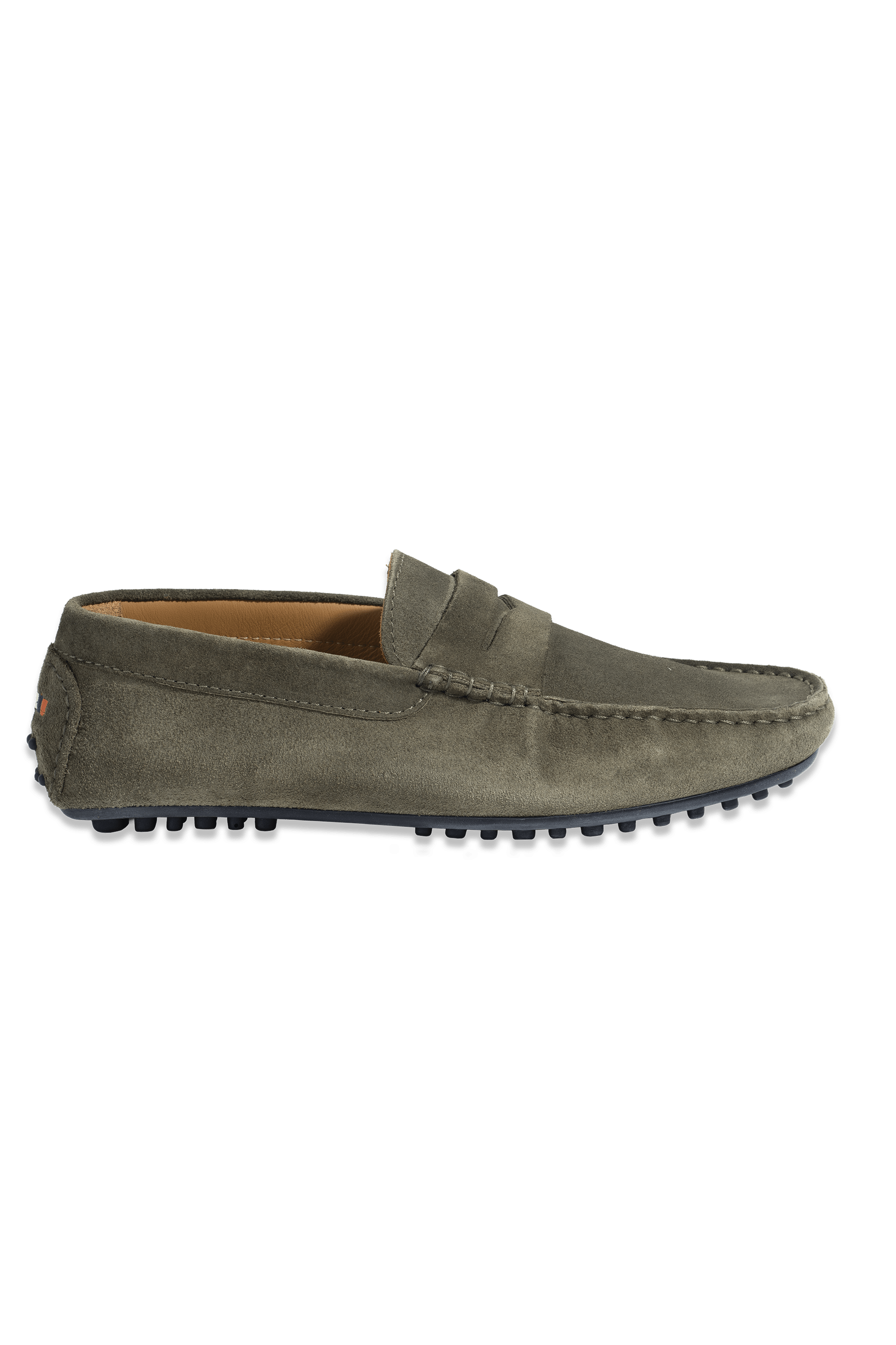 Frye Mens Grenson Green Grey Suede Slip On Loafers Size US 9.5 Frye Men main image 3