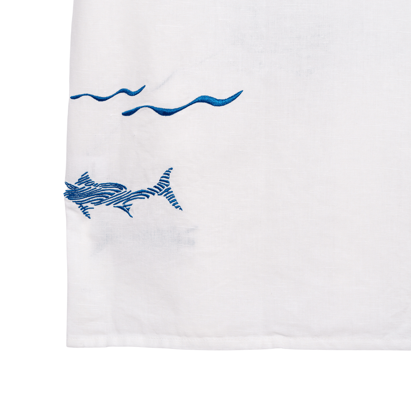 "Old Man & the Sea" Embroidered Shirt