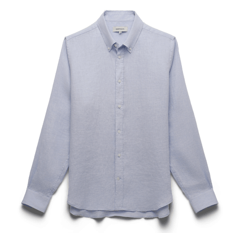 The Linen Shirt in Light Blue
