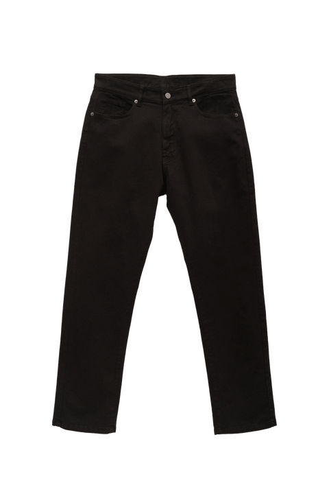 5-Pocket Cotton Trouser in Black