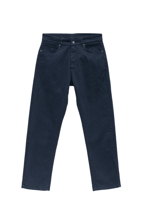 5-Pocket Cotton Trouser in Navy
