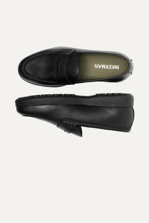 The Adventure Loafer in Pebbled Black