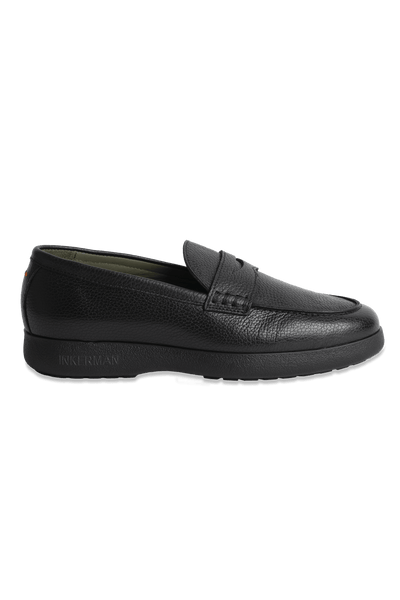 The Adventure Loafer in Pebbled Black – Inkerman™