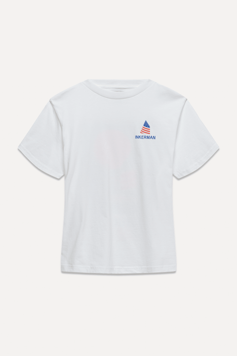 Sailboat American Flag Tee
