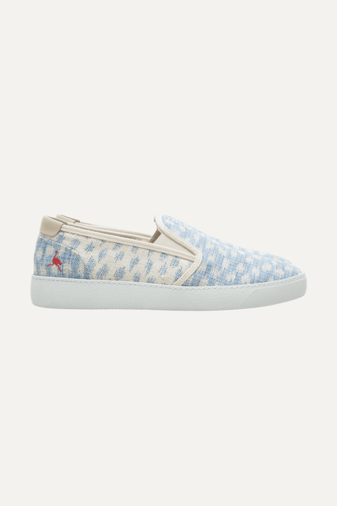Light blue slip on sneaker - Inkerman NYC