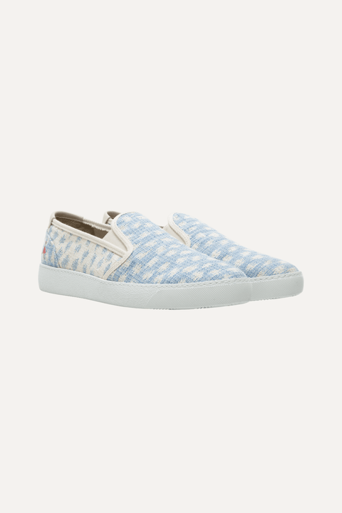 Light blue slip on sneaker - Inkerman NYC