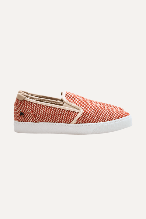 Red slip on sneaker - Inkerman NYC
