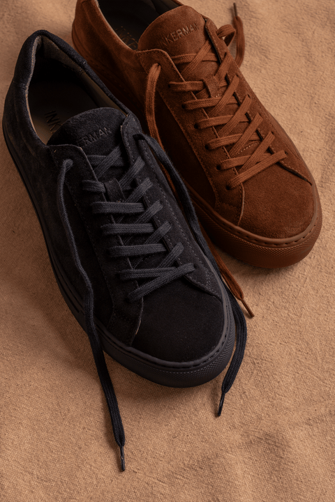 The Charlie Suede in Navy