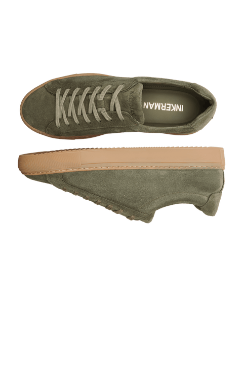 The Charlie Suede in Green Gum
