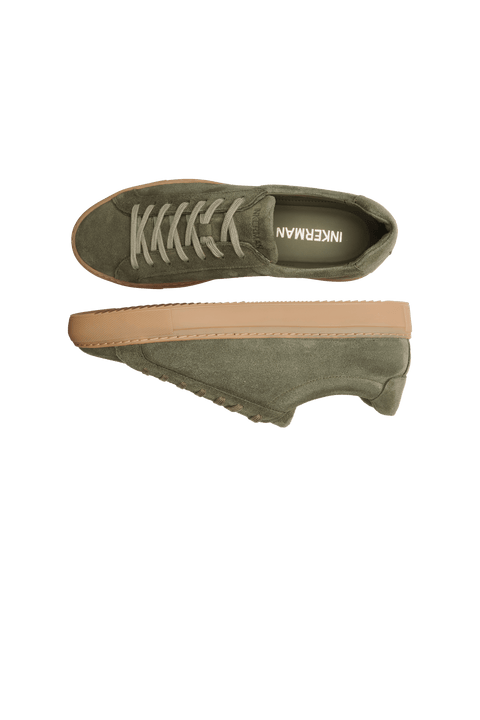 The Charlie Suede in Green Gum