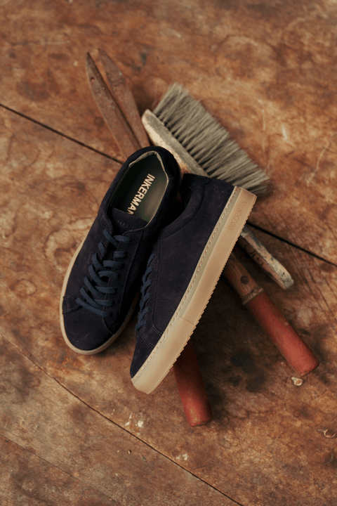 The Charlie Suede in Navy Gum
