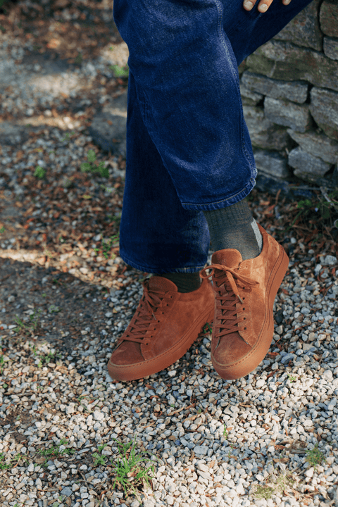The Charlie Suede in Rust