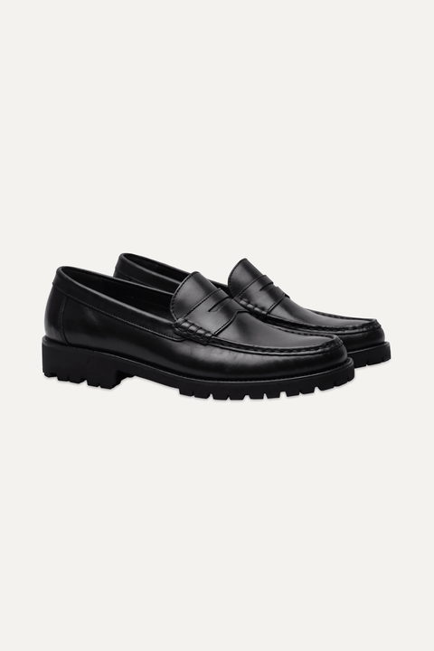 Clay Loafer in Black Leather