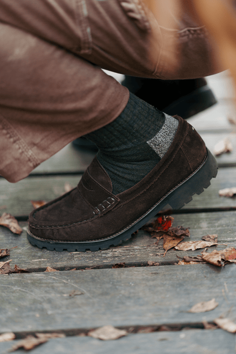 Clay Loafer in Brown Suede
