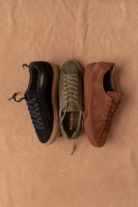 The Charlie Suede in Navy Gum