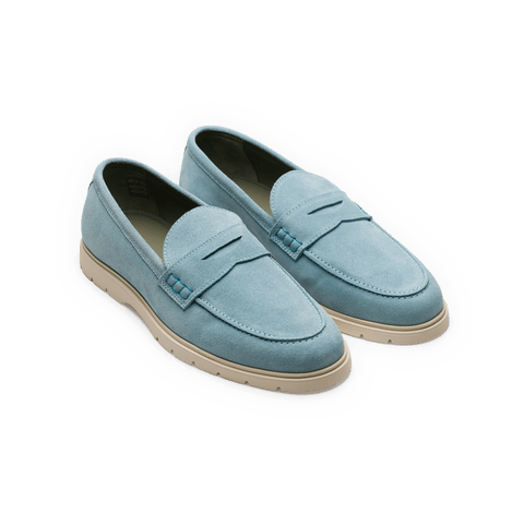 Nantucket Penny Loafer in Pale Blue