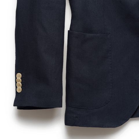 The Linen Blazer in Navy