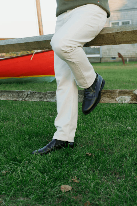 5-Pocket Cotton Trouser in Cream