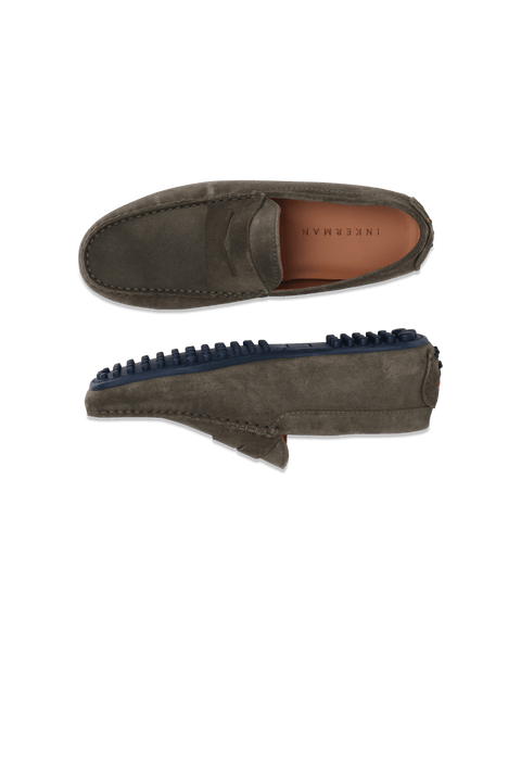 Driving Loafer in Green