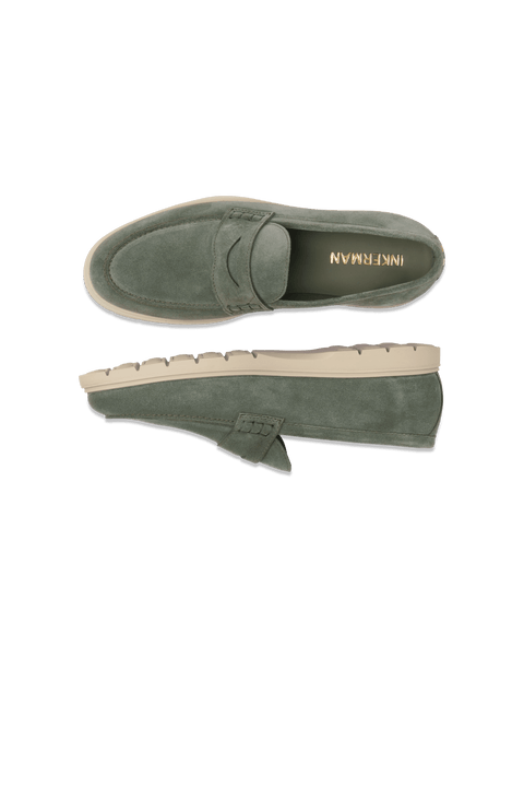 Nantucket Penny Loafer in Sage Green