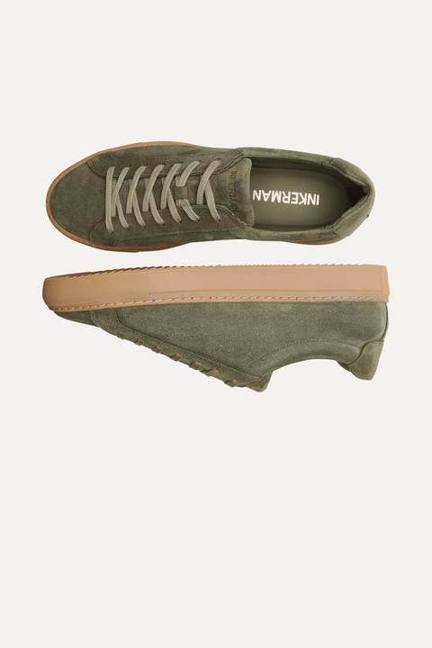 The Charlie Suede in Green Gum