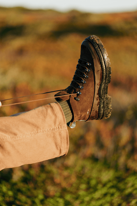 Tucker Hiking Boot in Brown Suede