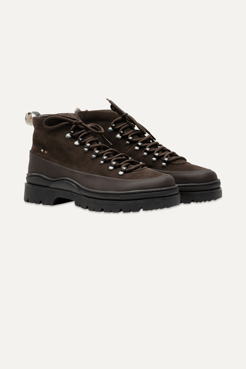 Tucker Hiking Boot in Brown Suede