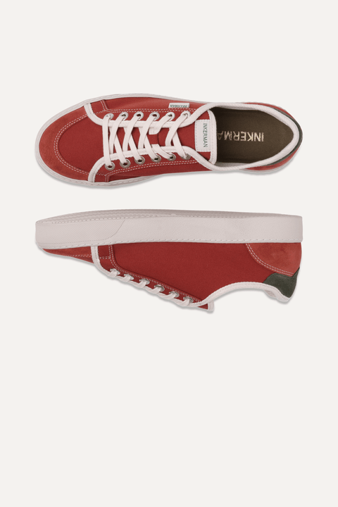 The Hugo Sneaker in Regatta Red