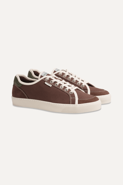 The Hugo Sneaker in Driftwood Brown