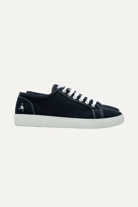 Leo Canvas Sneaker in Navy