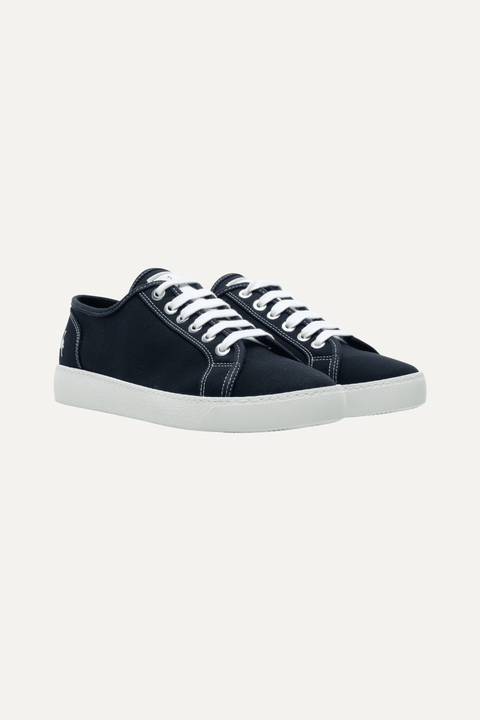 Leo Canvas Sneaker in Navy