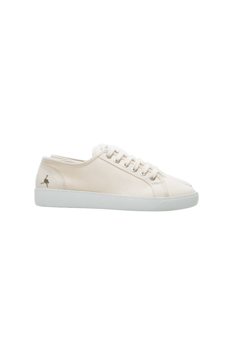 Leo Canvas Sneaker (womens) in Cream