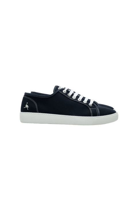 Leo Canvas Sneaker (womens) in Navy