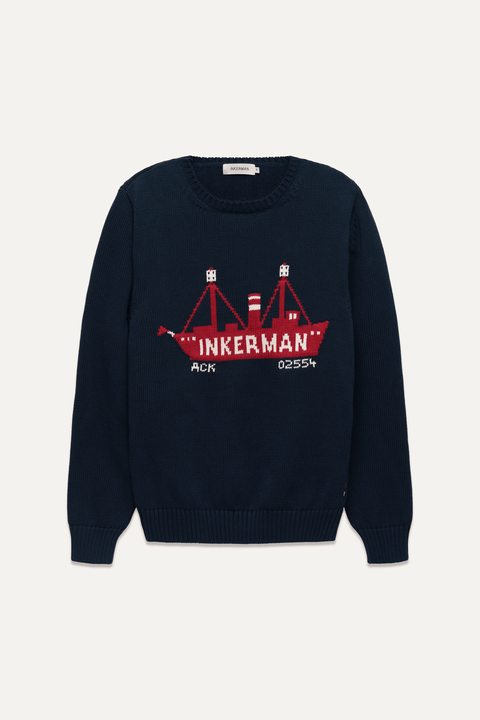 Nantucket Lightship Cotton Crewneck