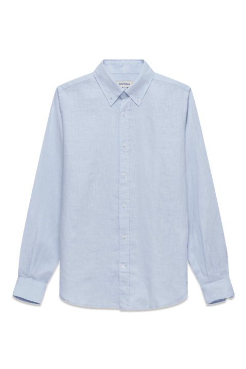 The Linen Shirt in Light Blue