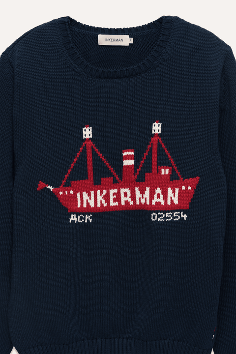 Nantucket Lightship Cotton Crewneck