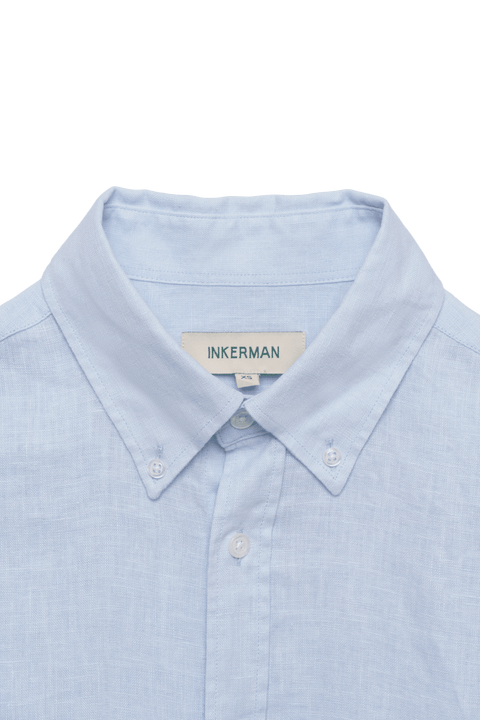 The Linen Shirt in Light Blue