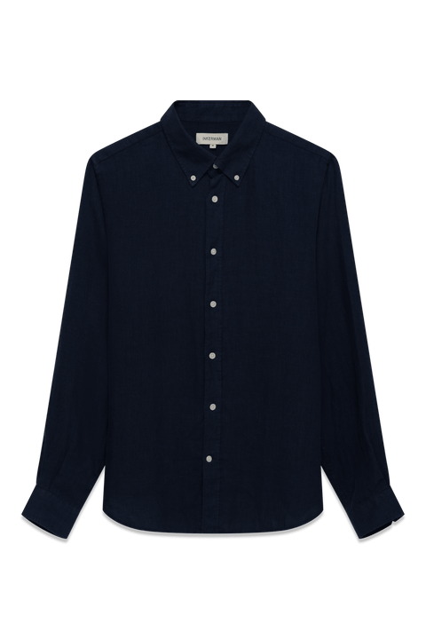 The Linen Shirt in Navy