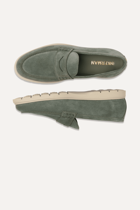 Nantucket Penny Loafer in Sagebrush Green