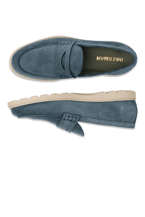 Nantucket Penny Loafer in Harbor Blue