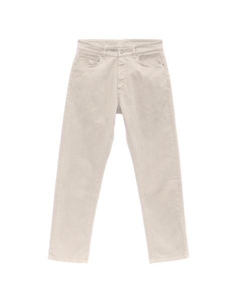 5-Pocket Cotton Trouser in Cream