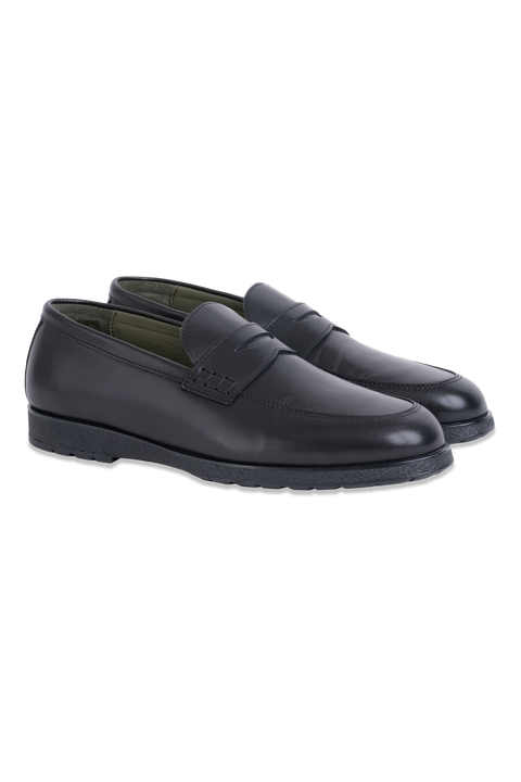 Osborne Penny Loafer in Black