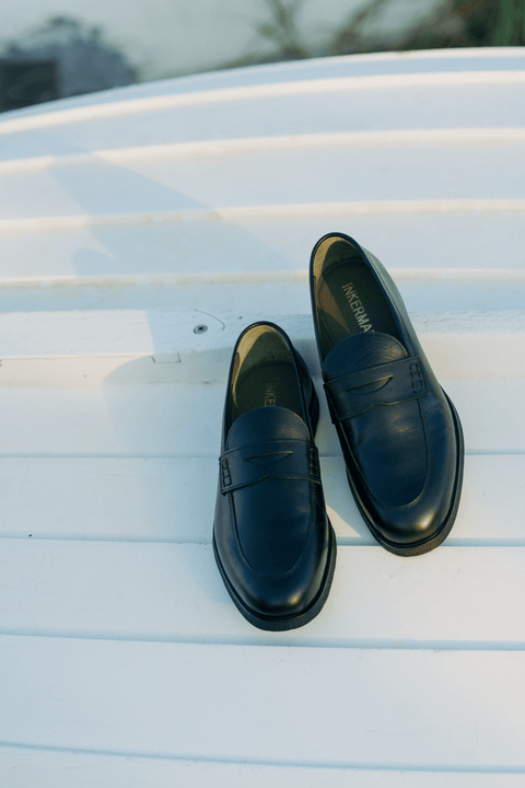 Osborne Penny Loafer in Black