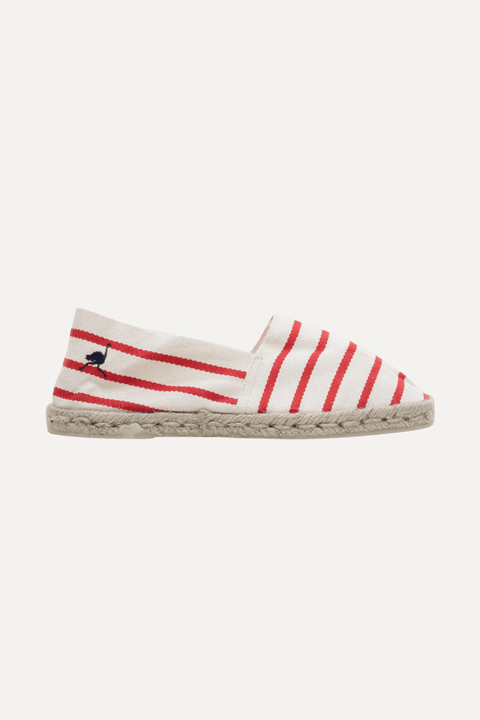 Red and white striped espadrille - Inkerman NYC
