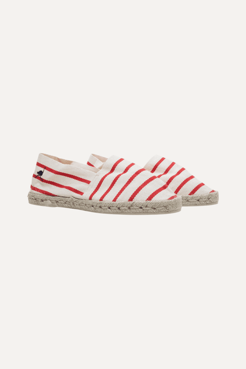 Red and white striped espadrille - Inkerman NYC