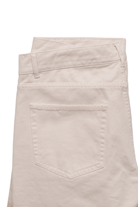5-Pocket Cotton Trouser in Cream