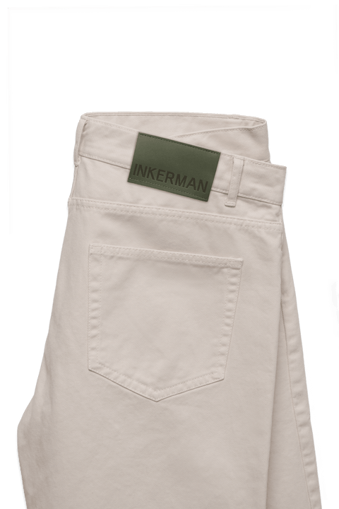 5-Pocket Cotton Trouser in Cream