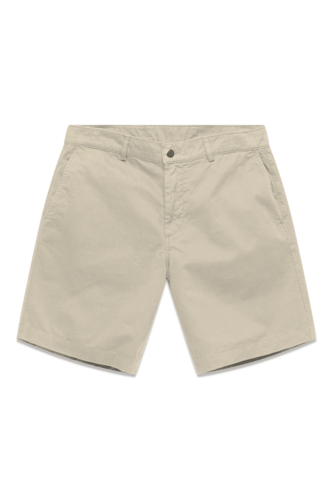 Cotton Chino Shorts in Cream