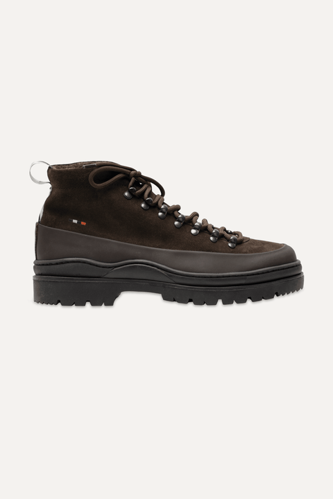 Tucker Hiking Boot in Brown Suede